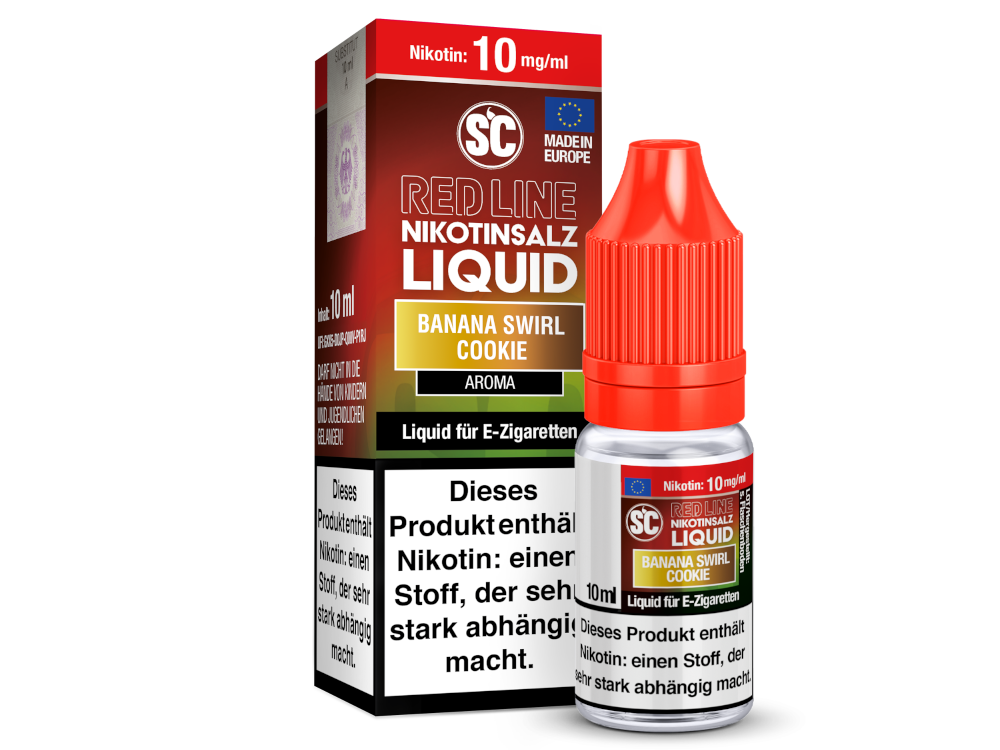 SC - Red Line - Banana Swirl Cookie - Nikotinsalz Liquid 10 mg/ml