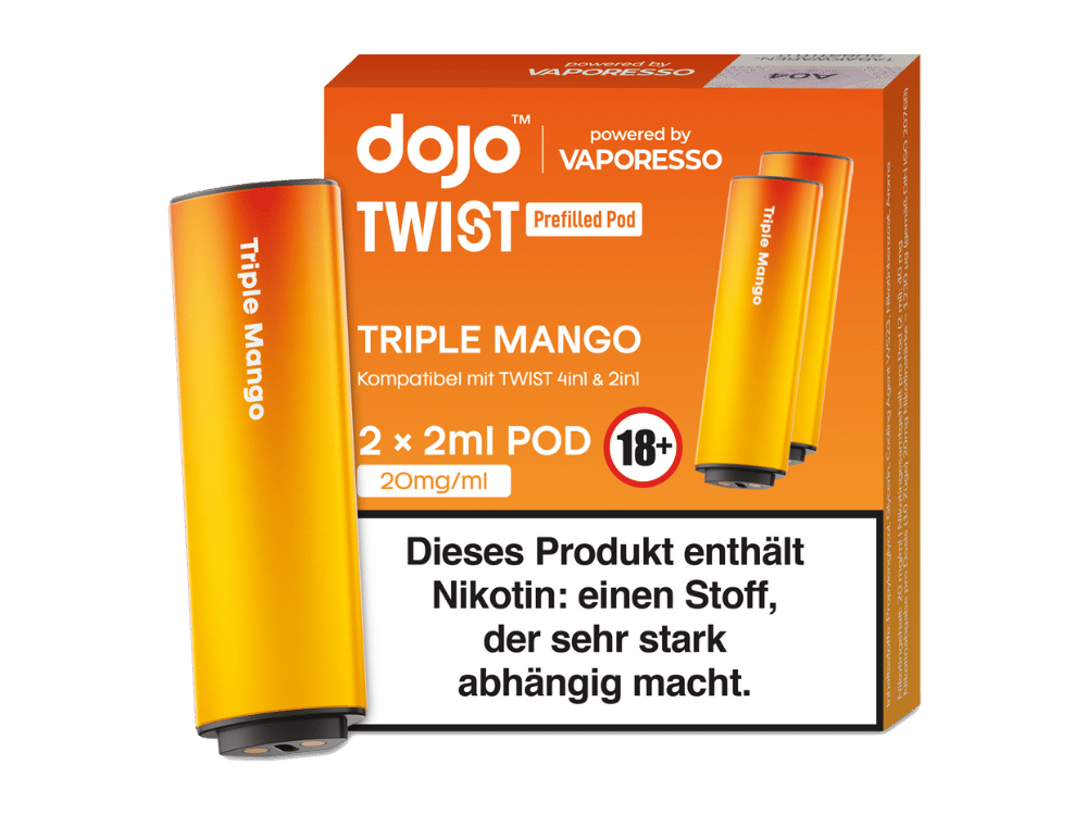 Vaporesso - Dojo - Twist Pod Triple Mango 20 mg/ml (2 Stück pro Packung)