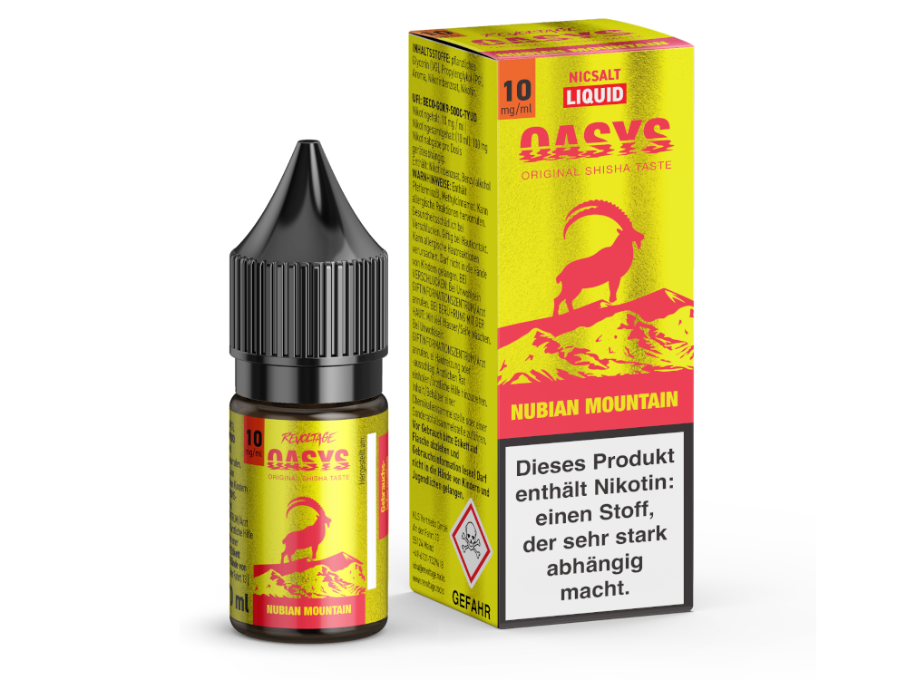 Revoltage - OASYS - Nubian Mountain - Hybrid Nikotinsalz Liquid 10 mg/ml
