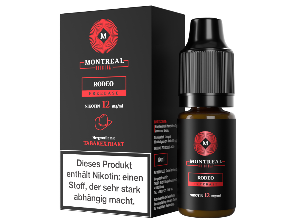 Montreal Original - Rodeo E-Zigaretten Liquid 12 mg/ml