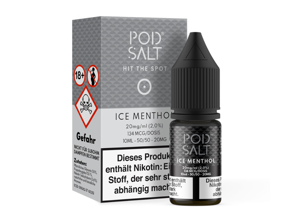 Pod Salt - Ice Menthol - Nikotinsalz Liquid 20 mg/ml