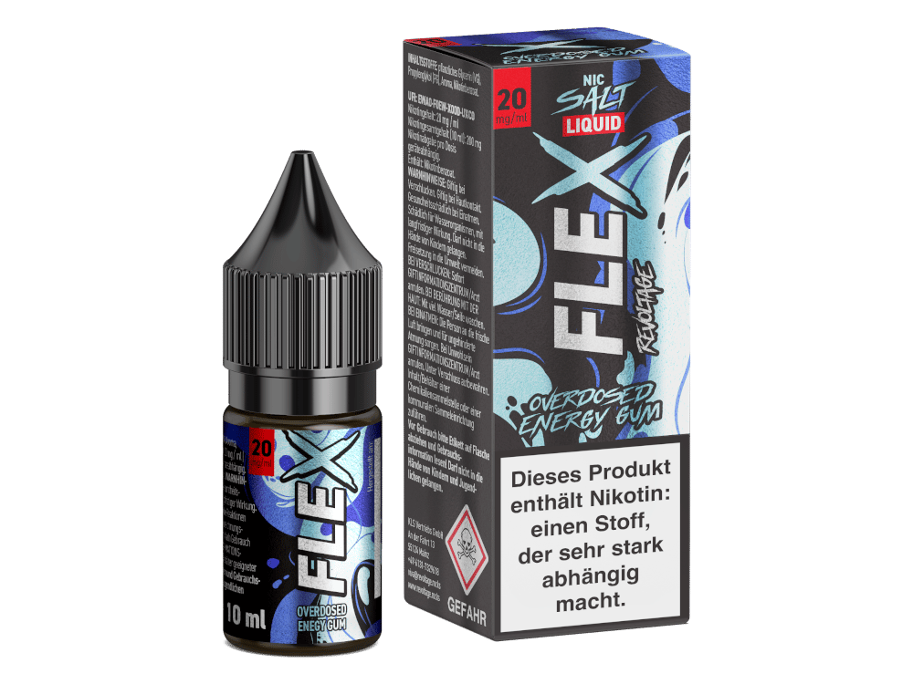 Revoltage - FLEX - Overdosed Energy Gum - Nikotinsalz Liquid 20 mg/ml