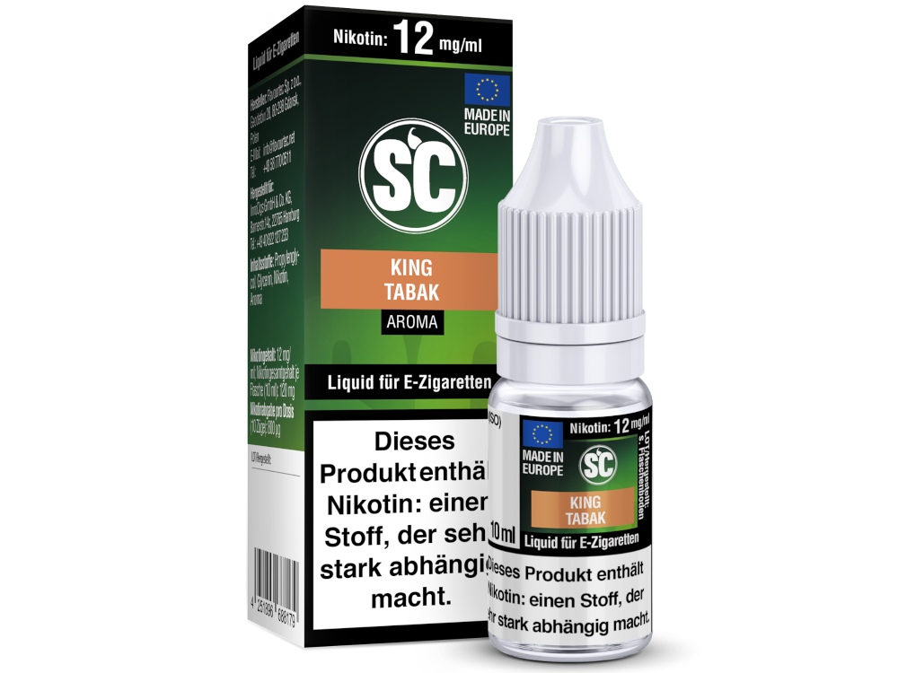 SC Liquid - King Tabak 12 mg/ml 500er Packung