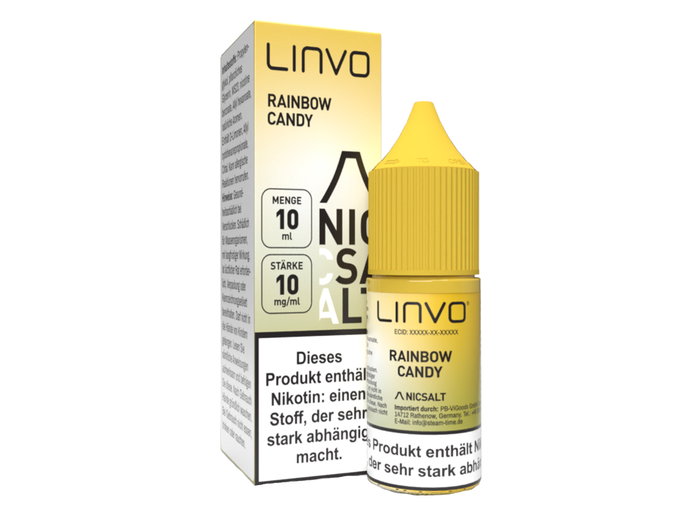 Linvo - Rainbow Candy - Nikotinsalz Liquid 10 mg/ml