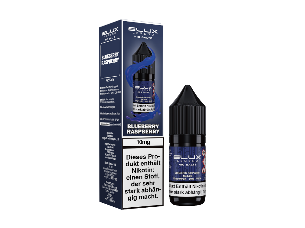 Elux - Blueberry Raspberry - Nikotinsalz Liquid 10 mg/ml