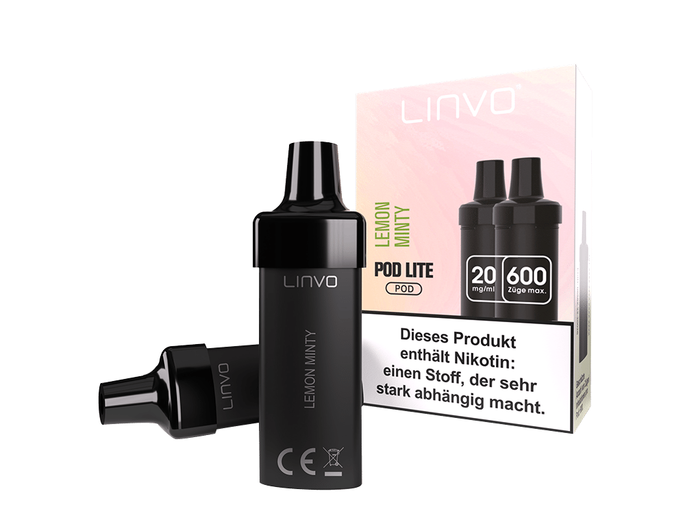 Linvo - Pod Lite Cartridge Lemon Minty 20 mg/ml (2 Stück pro Packung)