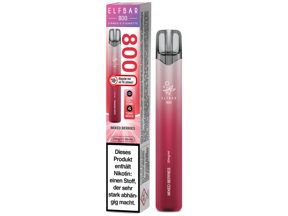 Elfbar 800 Einweg E-Zigarette - Mixed Berries 20 mg/ml