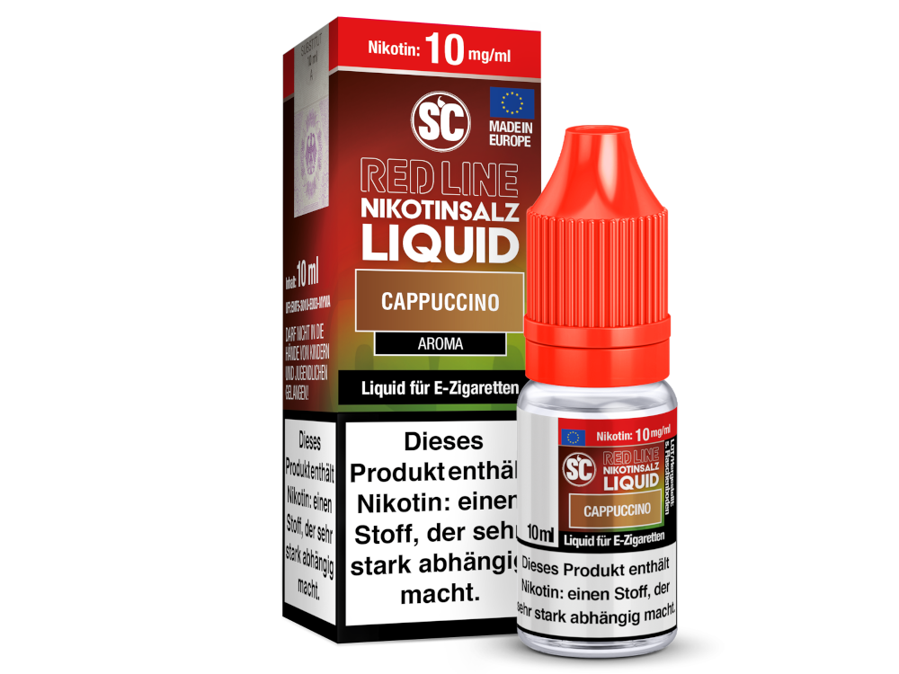 SC - Red Line - Cappuccino - Nikotinsalz Liquid 10 mg/ml
