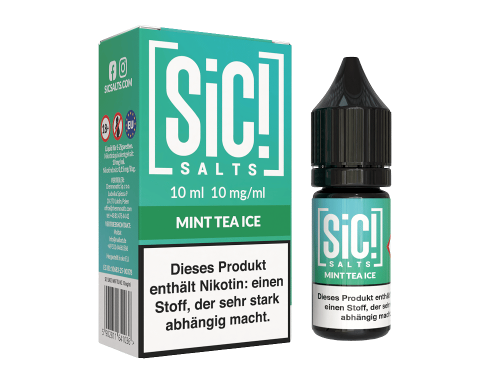SiC! Salts - Mint Tea Ice - Nikotinsalz Liquid 10 mg/ml