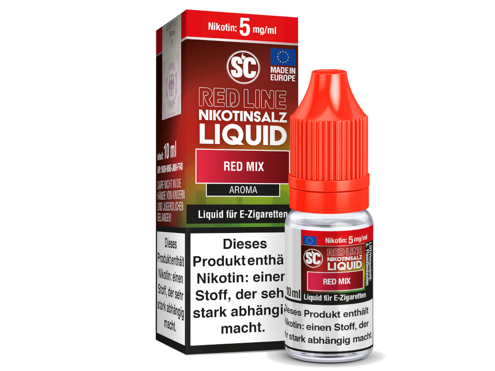 SC - Red Line - Red Mix - Nikotinsalz Liquid 5 mg/ml