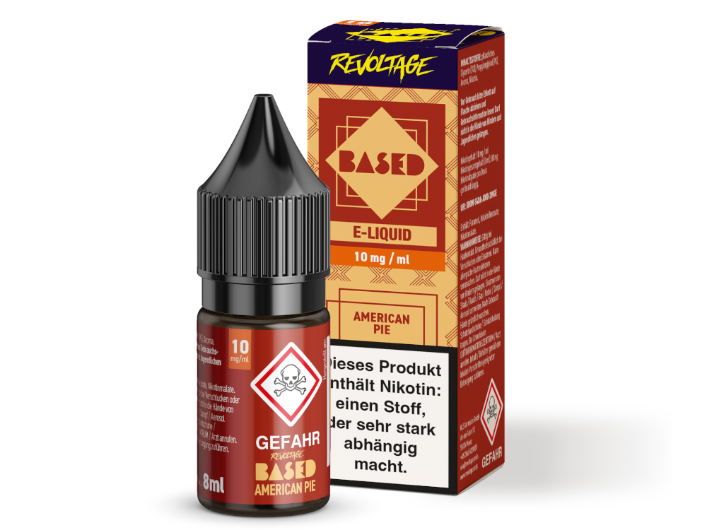 Revoltage - BASED - Amercian Pie Hybrid Nikotinsalz Liquid 8 ml 10 mg/ml