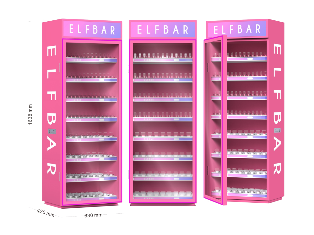 Elfbar - LED-Verkaufsdisplay Pink