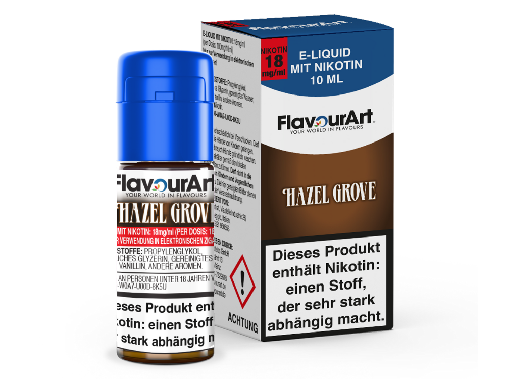 FlavourArt - Hazel Grove E-Zigaretten Liquid 18 mg/ml