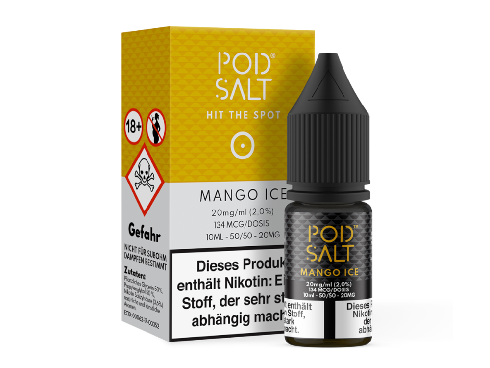 Pod Salt - Mango Ice - Nikotinsalz Liquid 20 mg/ml