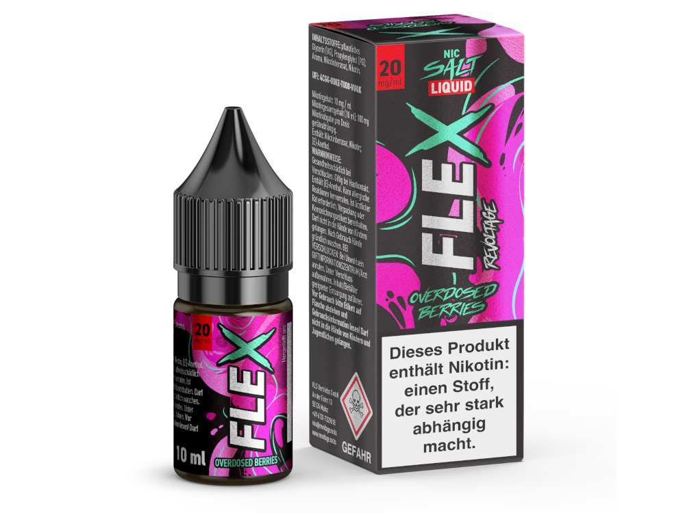 Revoltage - FLEX - Overdosed Berries - Nikotinsalz Liquid 20 mg/ml