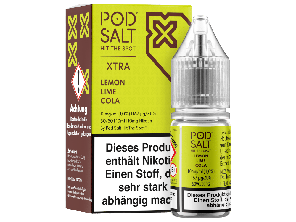 Pod Salt X - Lemon Lime Cola - Nikotinsalz Liquid 10 mg/ml