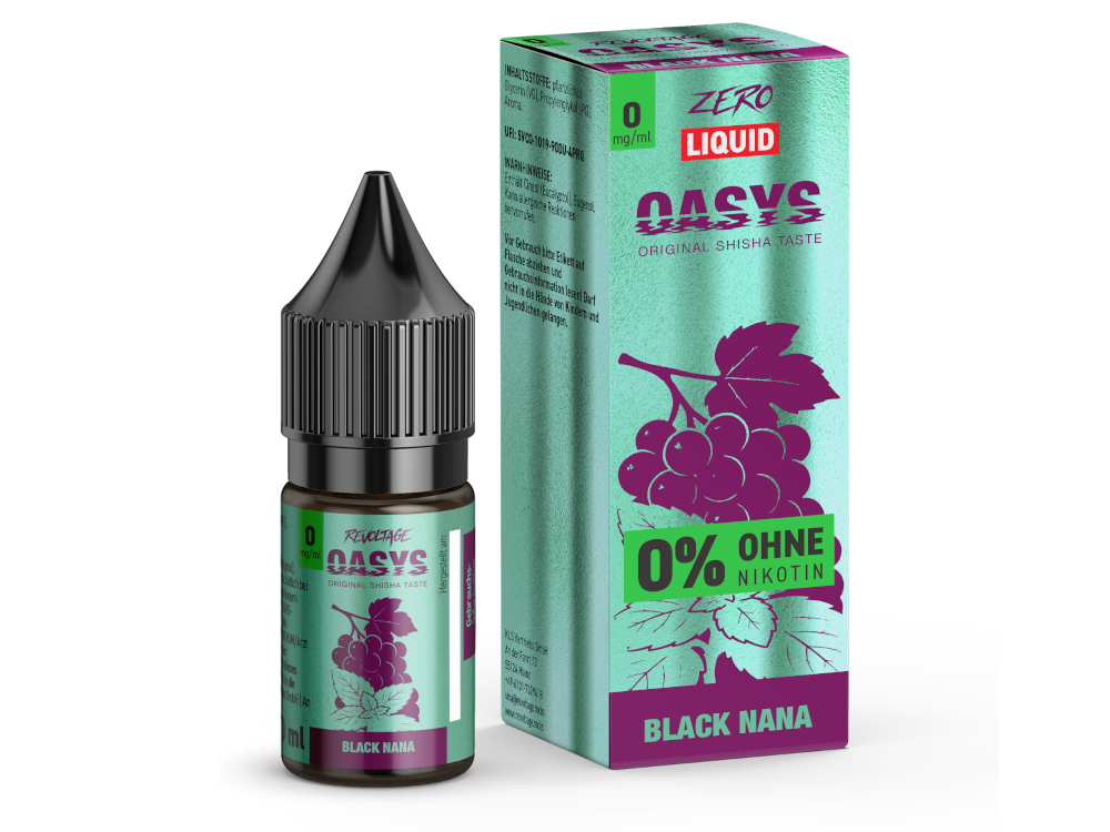 Revoltage - OASYS - Black Nana - Hybrid Nikotinsalz Liquid 0 mg/ml