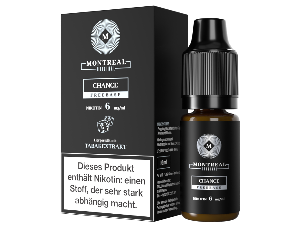 Montreal Original - Chance E-Zigaretten Liquid 6 mg/ml