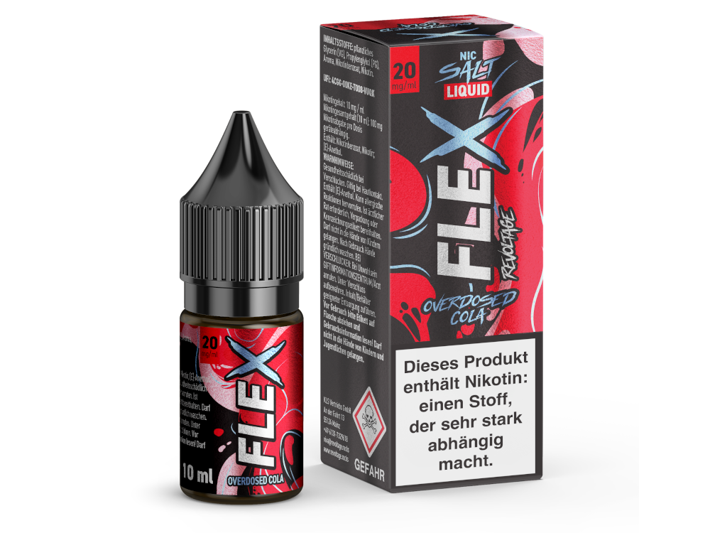 Revoltage - FLEX - Overdosed Cola - Nikotinsalz Liquid 20 mg/ml