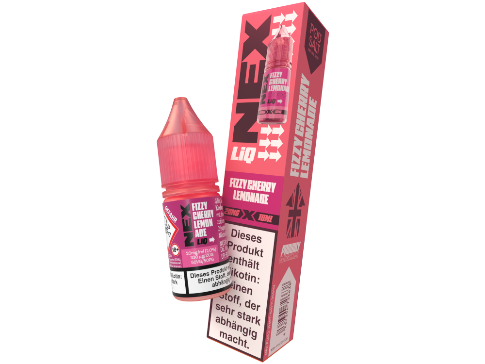 Pod Salt - NexLiq - Fizzy Cherry Lemonade - Nikotinsalz Liquid 20 mg/ml