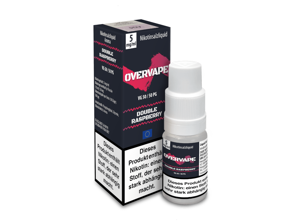 Overvape - Double Raspberry - Nikotinsalz Liquid 5 mg/ml