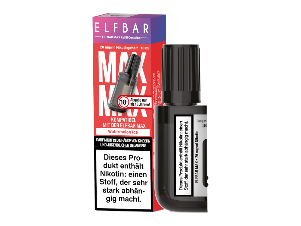 Elfbar - Max Refill Container - Watermelon Ice 20 mg/ml