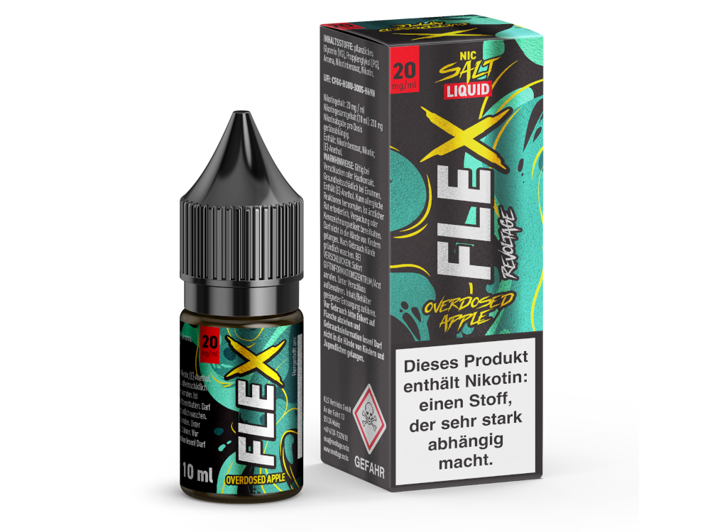 Revoltage - FLEX - Overdosed Apple - Nikotinsalz Liquid 20 mg/ml