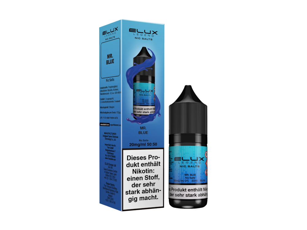 Elux - Mr. Blue - Nikotinsalz Liquid 10 mg/ml