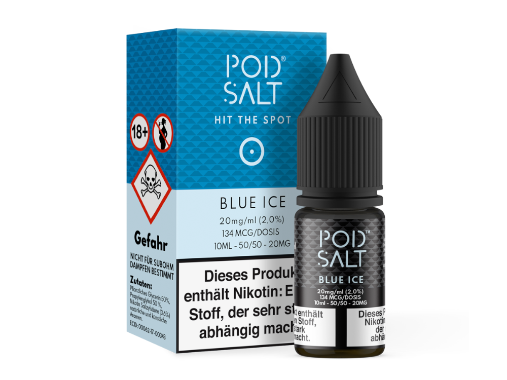 Pod Salt - Blue Ice - Nikotinsalz Liquid 20 mg/ml