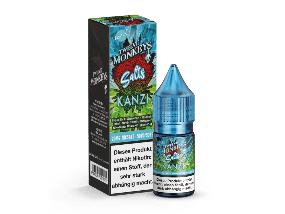 Twelve Monkeys - Iced - Kanzi - Nikotinsalz Liquid 20 mg/ml