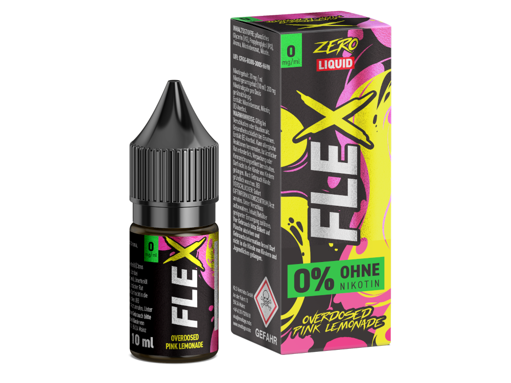 Revoltage - FLEX - Overdosed Pink Lemonade - Nikotinsalz Liquid 0 mg/ml