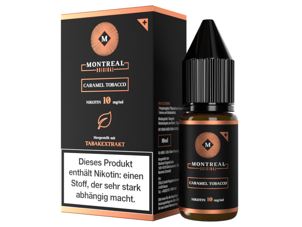 Montreal Original - Nikotinsalz Liquid - Caramel Tobacco