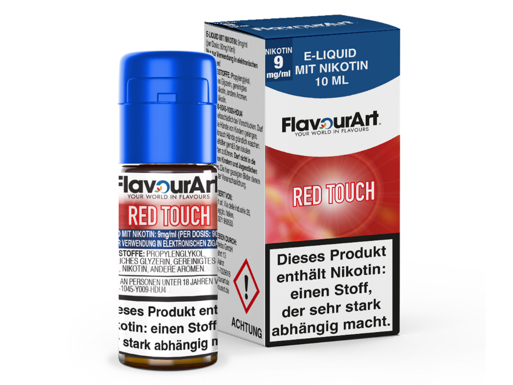 FlavourArt - Red Touch E-Zigaretten Liquid 9 mg/ml