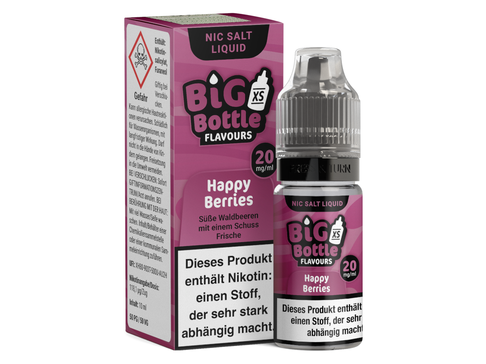 Big Bottle - Happy Berries - Nikotinsalz Liquid 20 mg/ml