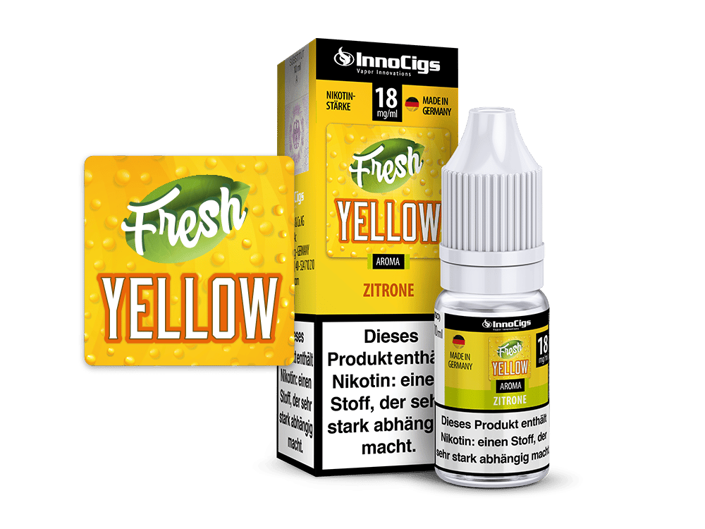InnoCigs - Fresh Yellow Zitrone Aroma 6 mg/ml