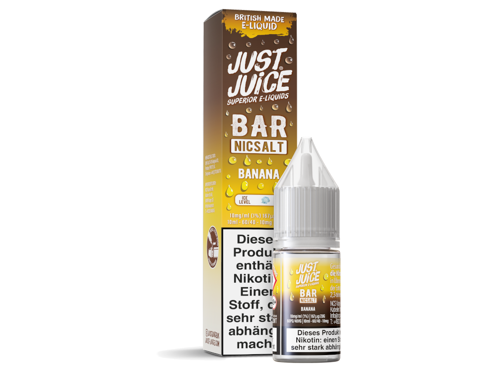 Just Juice - Bar - Banana - Nikotinsalz Liquid 10 mg/ml