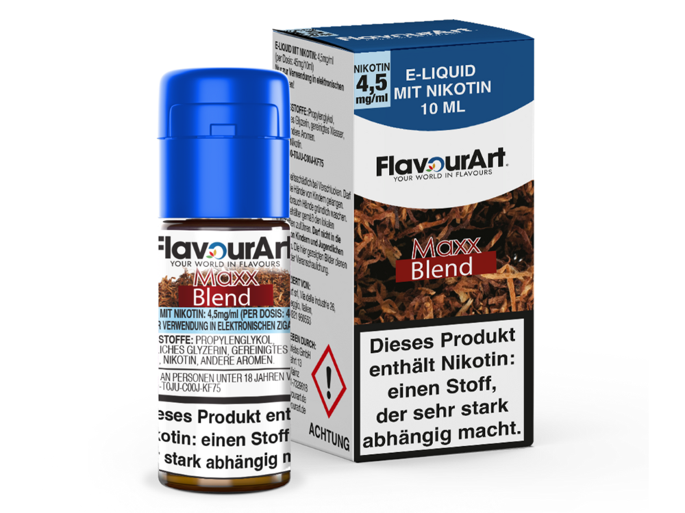 FlavourArt - Maxx-Blend E-Zigaretten Liquid 4,5 mg/ml