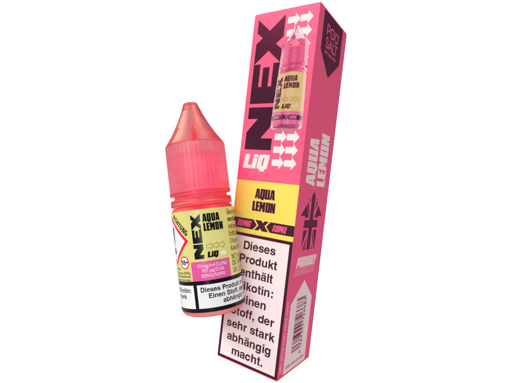 Pod Salt - NexLiq - Aqua Lemon - Nikotinsalz Liquid