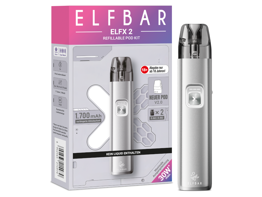Elfbar - Elfx 2 E-Zigaretten Set