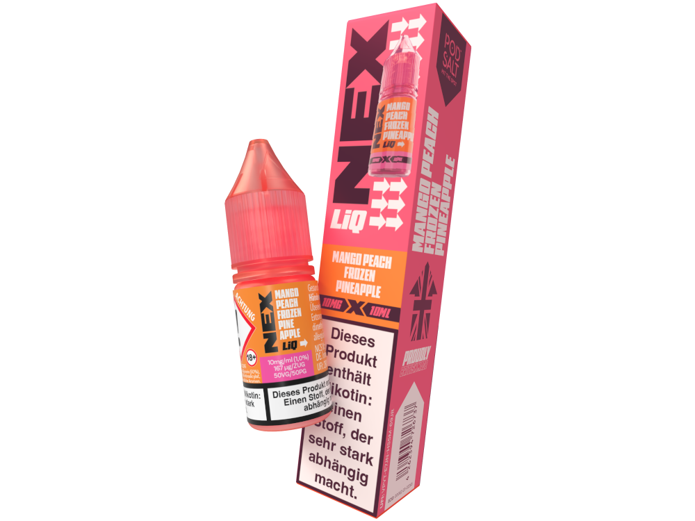 Pod Salt - NexLiq - Mango Peach Frozen Pineapple - Nikotinsalz Liquid