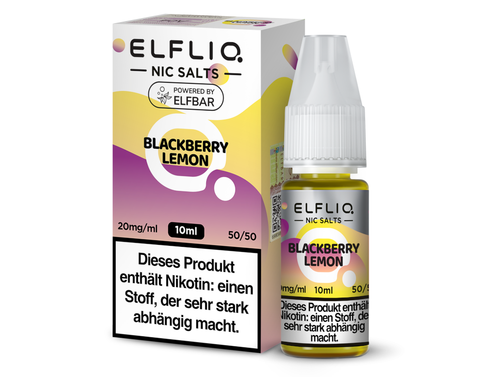 ELFLIQ - Blackberry Lemon - Nikotinsalz Liquid 20 mg/ml