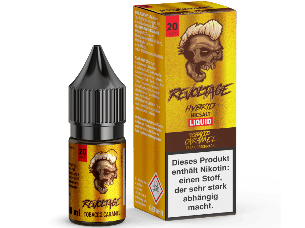 Revoltage - Tobacco Caramel - Hybrid Nikotinsalz Liquid 20 mg/ml