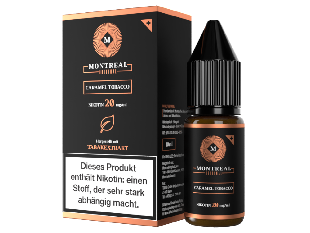 Montreal Original - Nikotinsalz Liquid - Caramel Tobacco