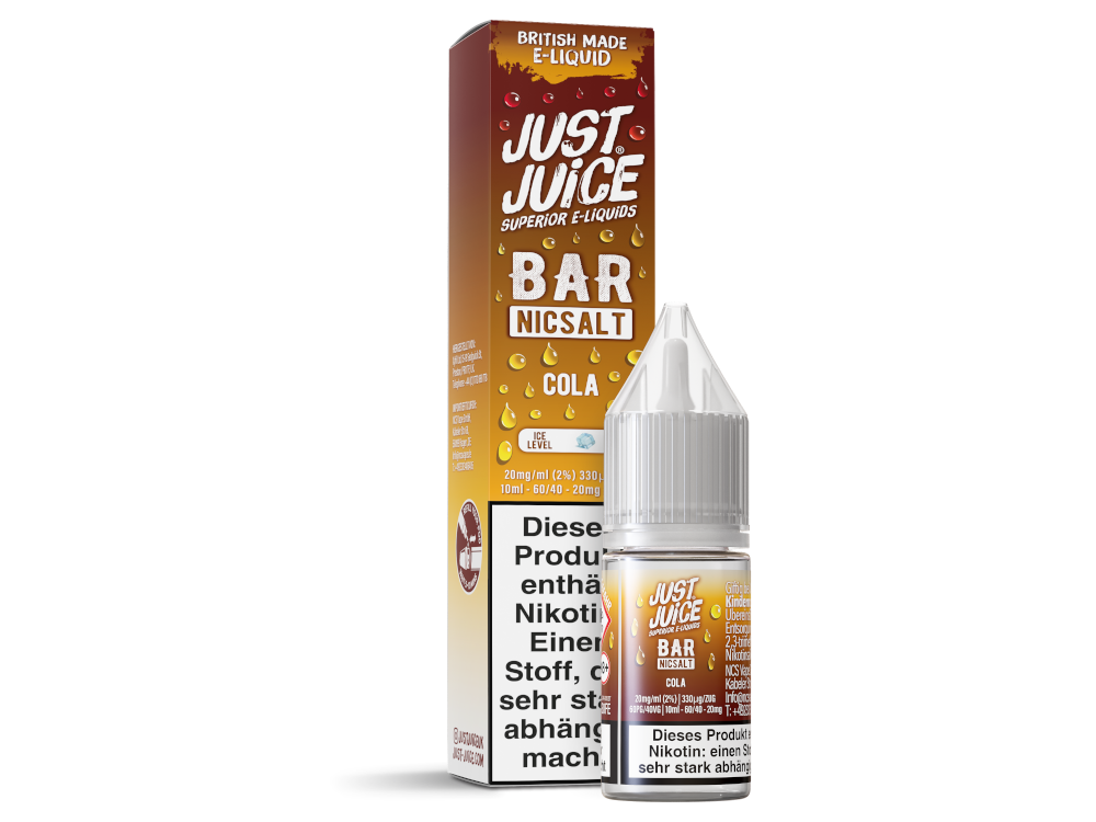 Just Juice - Bar - Cola - Nikotinsalz Liquid 20 mg/ml
