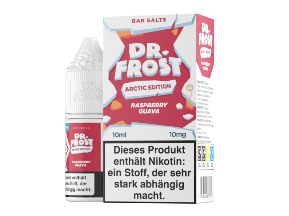 Dr. Frost - Arctic Edition - Raspberry Guava - Nikotinsalz Liquid 10 mg/ml