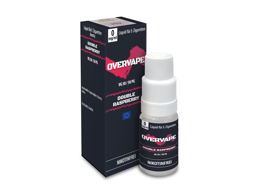 Overvape - Double Raspberry - Nikotinsalz Liquid 0 mg/ml