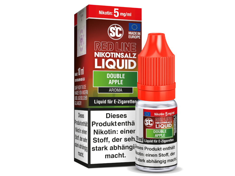 SC - Red Line - Double Apple - Nikotinsalz Liquid 5 mg/ml