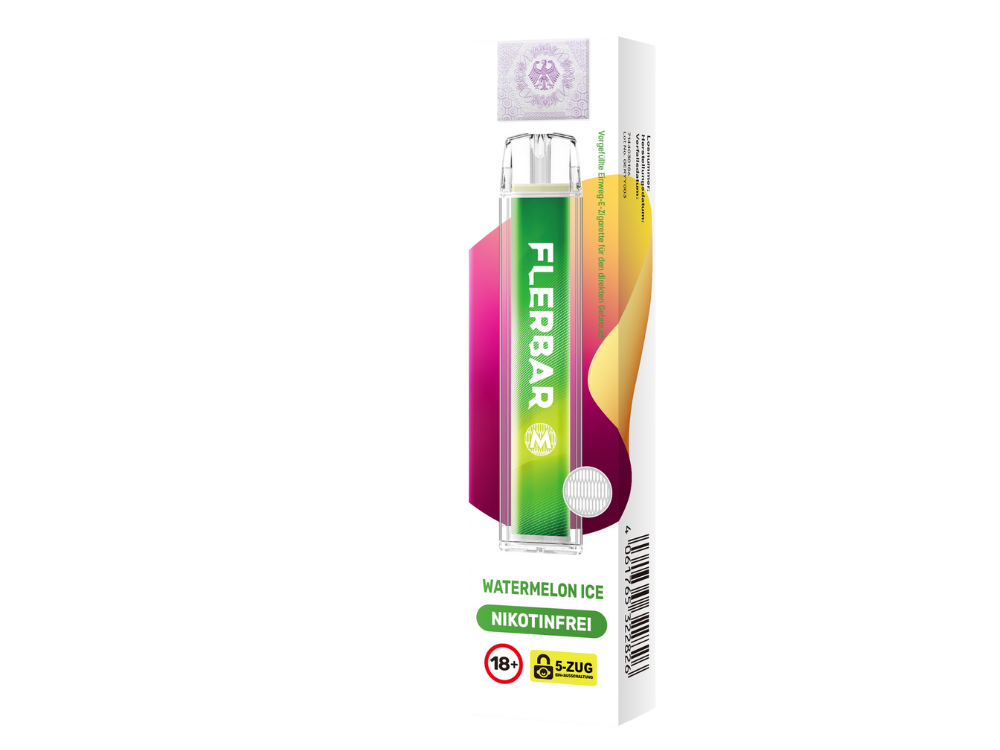 Flerbar - M Einweg E-Zigarette - Watermelon Ice 0 mg/ml