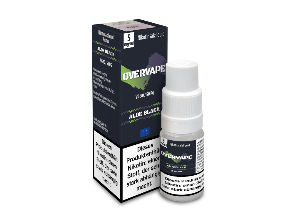 Overvape - Aloe Black - Nikotinsalz Liquid 5 mg/ml