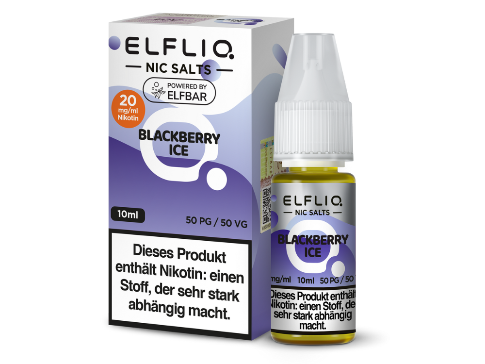 ELFLIQ - Blackberry Ice - Nikotinsalz Liquid 20 mg/ml